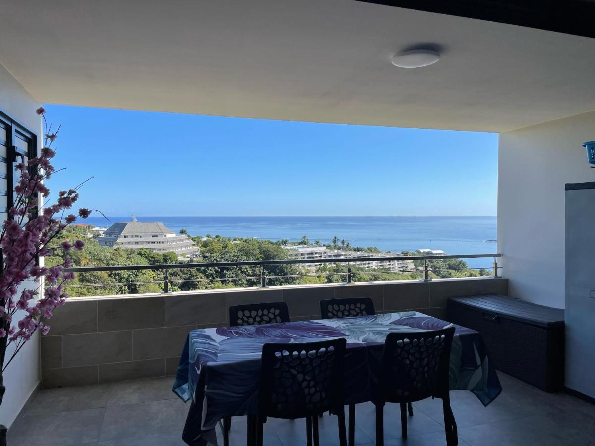 Charmant F2 A Skynui, Piscine De 25M Et Vue Mer 帕皮提 外观 照片