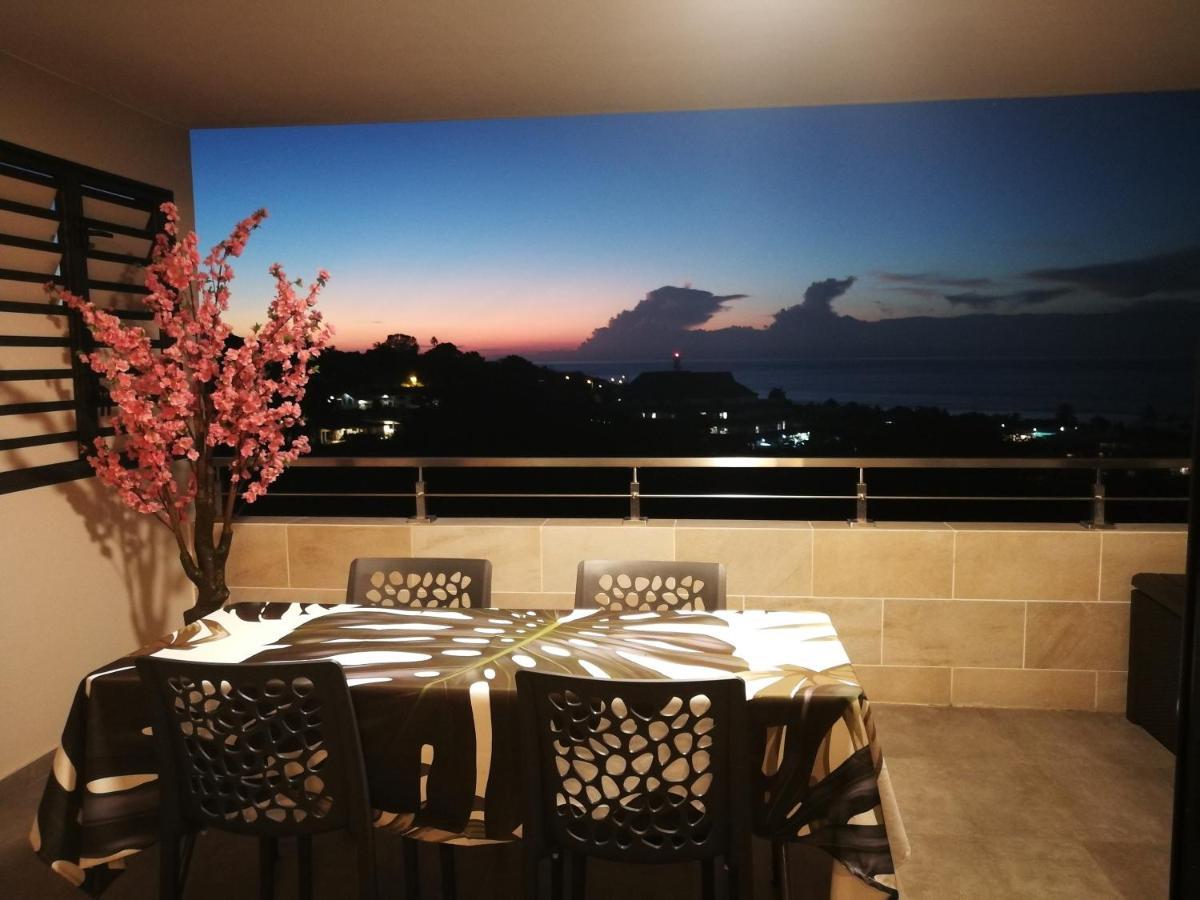 Charmant F2 A Skynui, Piscine De 25M Et Vue Mer 帕皮提 外观 照片
