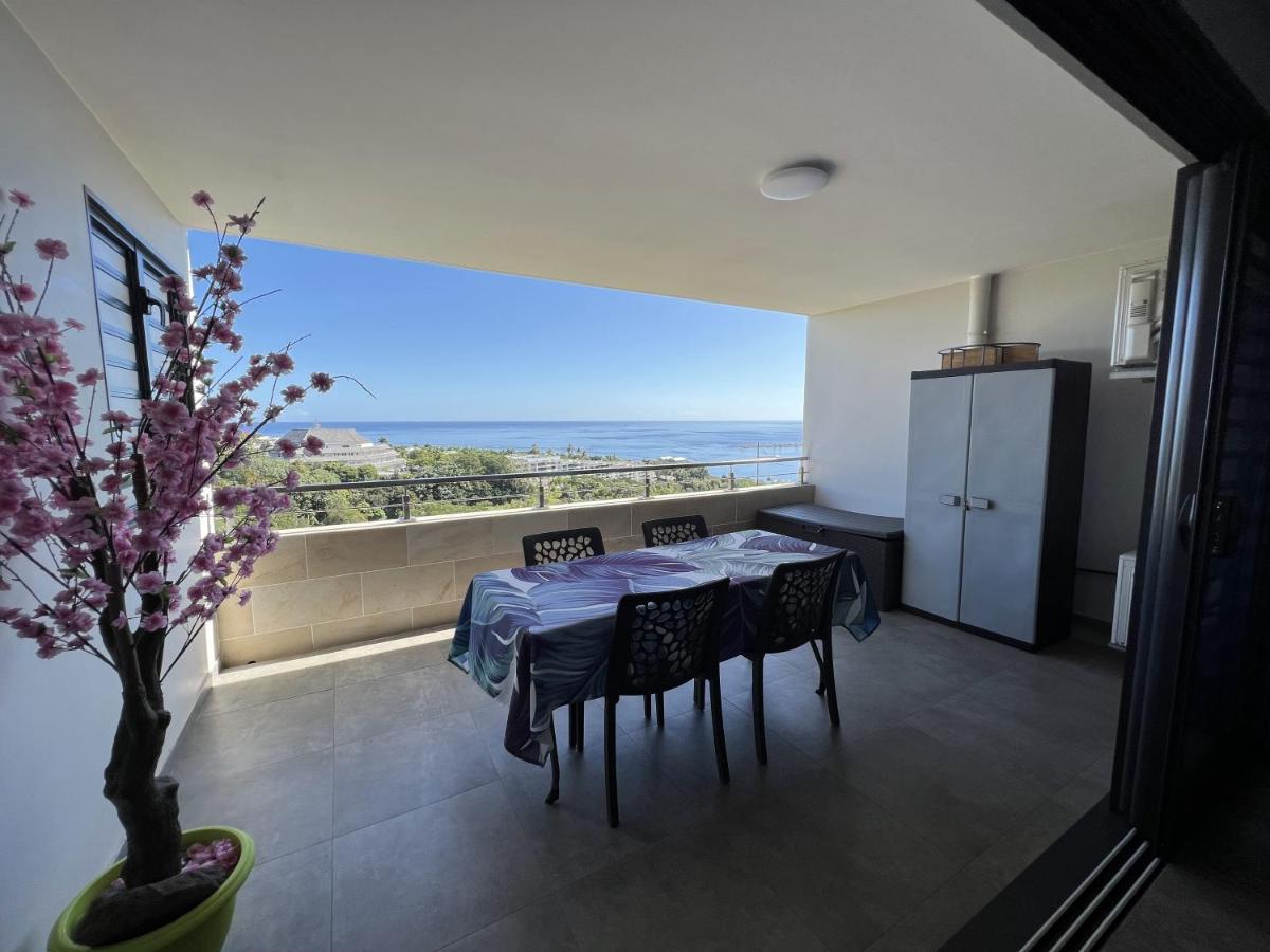 Charmant F2 A Skynui, Piscine De 25M Et Vue Mer 帕皮提 外观 照片